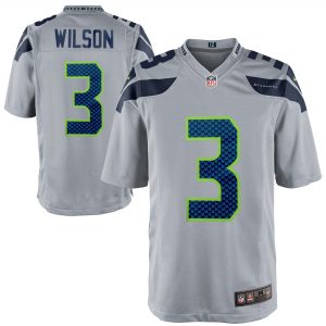 Russell Wilson Seattle Seahawks Nike Alternate Game Jersey