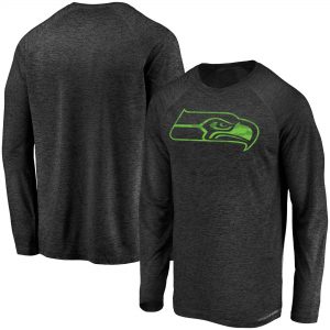 Seattle Seahawks Stealth Raglan Long Sleeve T-Shirt