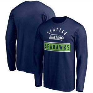 Seattle Seahawks Team Arc Knockout Long Sleeve T-Shirt