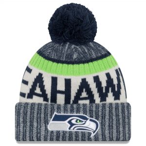 Seattle Seahawks New Era 2017 Sideline Official Sport Knit Hat