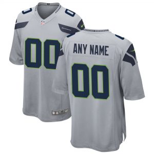 Seattle Seahawks Nike Alternate Custom Game Jersey