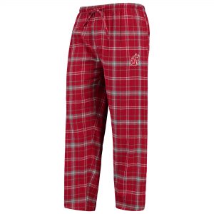 Concepts Sport Washington State Cougars Crimson College Ultimate Flannel Pants