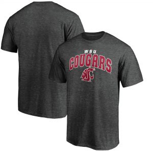 Washington State Cougars Heathered Charcoal Steady T-Shirt