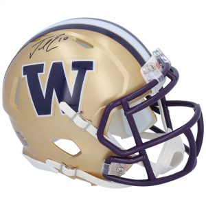 Jacob Eason Washington Huskies Autographed Riddell Speed Mini Helmet