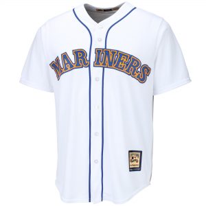 Men’s Seattle Mariners Majestic White Home Cooperstown Cool Base Team Jersey