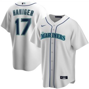 Men’s Seattle Mariners Mitch Haniger Nike White Home 2020 Replica Player Jersey