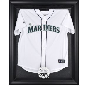 Seattle Mariners Black Framed Logo Jersey Display Case