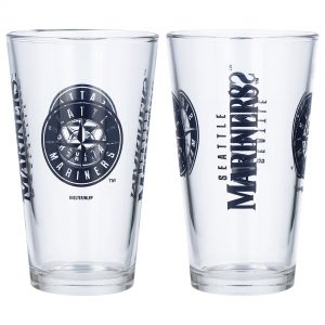 Seattle Mariners Two-Pack 16 oz. Pint Glass Set