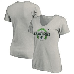 Seattle Sounders FC Women’s 2020 MLS Western Conference Champions Locker Room V-Neck T-Shirt