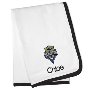 Seattle Sounders FC Infant Personalized Blanket