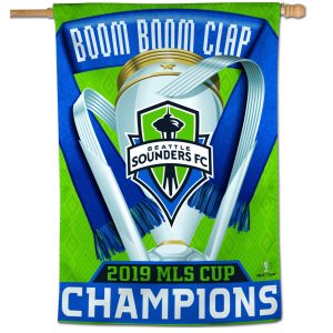 Seattle Sounders FC WinCraft 2019 MLS Cup Champions Official Celebration Banner