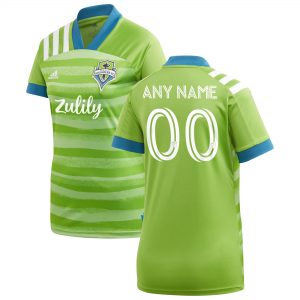 Seattle Sounders FC adidas Women’s 2020 Forever Green Custom Replica Jersey