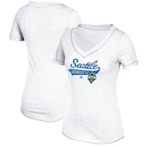 Seattle Sounders FC adidas Women’s Tail Stack V-Neck T-Shirt