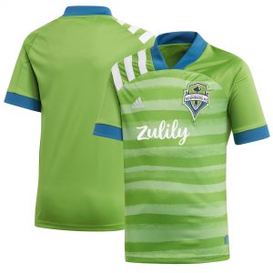 Seattle Sounders FC adidas Youth 2020 Forever Green Replica Jersey