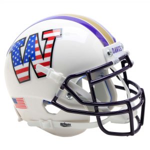 Washington Huskies Schutt USA Theme Mini Football Helmet