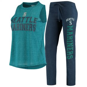 Women’s Seattle Mariners Concepts Sport Teal Satellite Muscle Tank Top & Pants Sleep Set